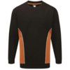 Silverswift, Sweatshirt, Unisex, Black/Orange, Cotton/Polyester, 4XL thumbnail-0