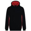 Silverswift Hooded Sweatshirt, With 2 Tone Colour, Black/Red (M) thumbnail-0