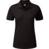 Polo Shirt, Women, Black, Cotton/Polyester, Short Sleeve, Size 14 thumbnail-0