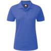 Polo Shirt, Women, Royal Blue, Cotton/Polyester, Short Sleeve, Size 8 thumbnail-0