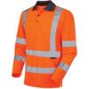 WOOLSERY COOLVIZ L/S POLO SHIRT ORANGE (M) thumbnail-0