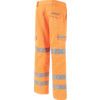 P346 Hi-Vis Combat Trousers Yellow W28"L31" thumbnail-1