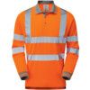 PR470 PULSARAIL L/S POLO SHIRT HI-VIS ORANGE (3XL) thumbnail-0