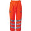 Hi-Vis Trousers, Waterproof, Orange, 3XL L31" thumbnail-0