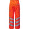 Hi-Vis Trousers, Waterproof, Orange, XL L31" thumbnail-1