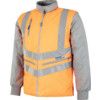 Coat, Men, Orange, Polyester, 2XL thumbnail-3