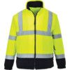 F301 Hi-Vis Yellow Two Tone Fleece (2XL) thumbnail-0