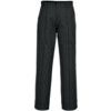 Work Trousers, Men, Black, Poly-Cotton, Waist 34", Regular thumbnail-0