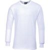 B123 THERMAL T-SHIRT L/SLEEVE WHITE (3XL) thumbnail-0