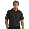 Polo Shirt, Men, Black, Cotton/Polyester, Short Sleeve, M thumbnail-0