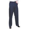 Work Trousers, Women, Navy Blue, Poly-Cotton, Waist 33"-34", Regular, L thumbnail-0