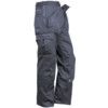 Action Trousers, Men, Navy Blue, Poly-Cotton, Waist 36", Short thumbnail-0