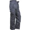 Action Trousers, Men, Navy Blue, Poly-Cotton, Waist 40", Leg 29", Short thumbnail-0