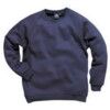 Sweatshirt, Navy Blue, Cotton/Polyester, XL thumbnail-0