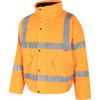 Bomber Jacket, Orange, Nylon/Polyester, S thumbnail-0