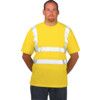 T-Shirt, Unisex, Yellow, Cotton/Polyester, 2XL thumbnail-0