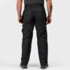 Work Trousers, Men, Black, Poly-Cotton, Waist 30", Leg 33", Long thumbnail-4