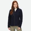 TRF628 HONESTLY MADE WOMENS FLEECE NAVY (10) thumbnail-1