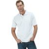 RK12 Delux Heavy Large White Pique Polo Shirt thumbnail-0