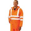 Jacket, Orange, Polyester, 2XL thumbnail-0