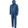 Chemical Protective Coveralls, Disposable, Blue, Polypropylene, Zipper Closure, Chest 42-44", XL thumbnail-0