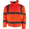 Rip-Stop, Bomber Jacket, Unisex, Orange, Polyester, XL thumbnail-0