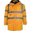 Coat, Orange, Polyester, 3XL thumbnail-0