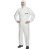 Chemical Protective Coveralls, Disposable, Type 5/6, White, Tyvek® 200, Zipper Closure, S thumbnail-0