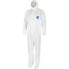 Labo, Chemical Protective Coveralls, Disposable, Type 5/6, White, Tyvek® 500, Zipper Closure, Chest 52-54", 2XL thumbnail-0