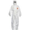 CHZ5, Chemical Protective Coveralls, Disposable, Type 3/4/5/6, White, Laminates, Zipper Closure, Chest 56-58", 3XL thumbnail-1