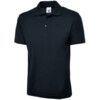 Polo Shirt, Men, Navy Blue, Cotton/Polyester, Short Sleeve, L thumbnail-0