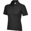 UC106 LADIES POLO SHIRT BLACK(S-14)(L) thumbnail-0