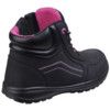 Lydia, Womens Safety Boots Size 6, Black, Leather, Composite Toe Cap thumbnail-2