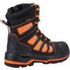 AS972C ORANGE HI VIZ BOOT 8" SIDE ZIP (S-12) thumbnail-1