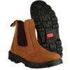 FS131 Brown Dealer Safety Boots - Size 6 thumbnail-1