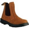 FS131 Brown Dealer Safety Boots - Size 6 thumbnail-0