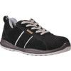 Unisex Safety Trainers, Size 8, Black/Grey, Suede Leather Upper, Steel Toe Cap, SB, EN ISO 20345:2011 thumbnail-0