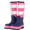 BBTO Unisex Composite Tall Safety Wellingtons, Size 6, Pink/Navy, Neoprene Upper, Fibreglass Toe Cap, S5, SRA, EN ISO 20345:2011 thumbnail-1