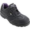 Paula Women's Safety Trainers, Size 4, Black, Leather Upper, Steel Toe Cap, S3, EN ISO 20345:2011 thumbnail-0