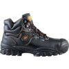 New Reno, Unisex Safety Boots Size 8, Black, Leather, Water Resistant thumbnail-1