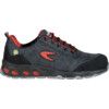 Rainproof Unisex Safety Trainers, Size 4, Black/Red, ESD, TEXPET Upper, Aluminium Toe Cap, S3, EN ISO 20345:2014 thumbnail-0