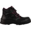 Wanda, Women, Safety Boots, Size 8, Black, Leather Upper, Composite Toe Cap, S3, EN ISO 20345:2011 thumbnail-0