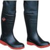 Acifort Warwick Men's  Metal Safety Wellingtons, Size 10, Black, PVC Upper, Steel Toe Cap, SB, SRA, EN ISO 20345:2011 thumbnail-1