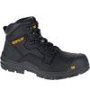 Mens Safety Boots Size 7, Black, Water Resistant, Steel Toe Cap thumbnail-0