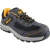 Elmore Unisex Safety Trainers, Size 6, Black, Mesh/Microfibre Upper, Steel Toe Cap, S1P, EN ISO 20345:2011 thumbnail-0