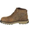 Mens Safety Boots Size 12, Dark Beige, Leather, Steel Toe Cap thumbnail-2