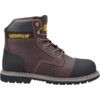 Scuff Cap, Safety Boots Size 10, Brown, Leather, Steel Toe Cap thumbnail-2