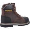 Scuff Cap, Safety Boots Size 13, Brown, Leather, Steel Toe Cap thumbnail-3