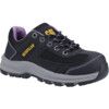 Elmore Women's Safety Trainers, Size 8, Black/Lilac, Mesh/Microfibre Upper, Composite Toe Cap, S1P, EN ISO 20345:2011 thumbnail-0