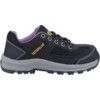 Elmore Women's Safety Trainers, Size 7, Black/Lilac, Mesh/Microfibre Upper, Composite Toe Cap, S1P, EN ISO 20345:2011 thumbnail-3